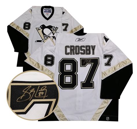 signed sidney crosby jersey